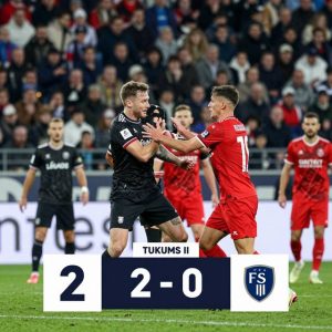 Tukums II 2-0 Rīgas FS II: Chiến thắng “không tưởng” của đội đang đứng đáy bảng